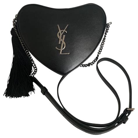 ysl heart bag black.